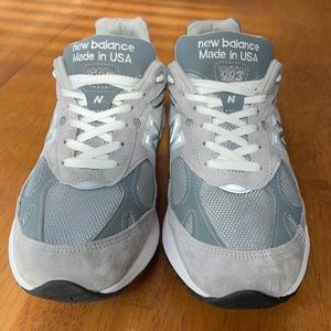 Men’s New Balance 993 MR993GL Grey Suede Tennis Shoes Size US 10.5